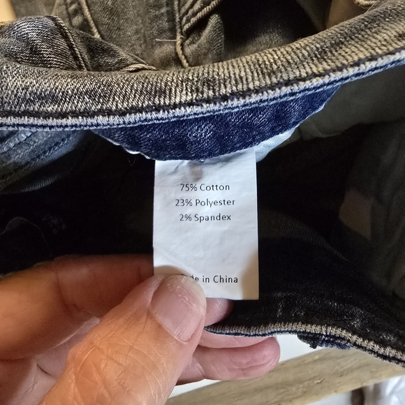 Allegra K Blue Flare Jeans - Picture 6 of 6